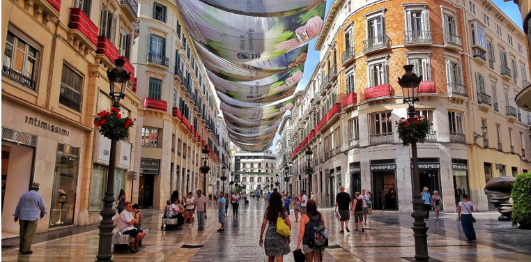 Malaga city center